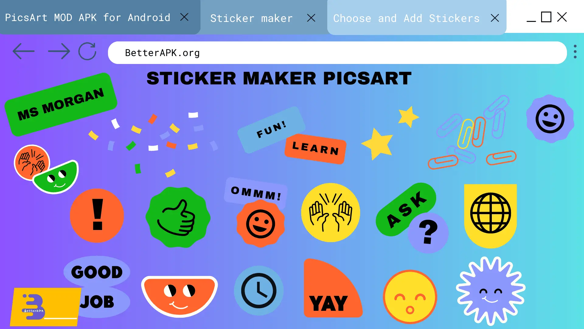 Sticker maker PicsArt