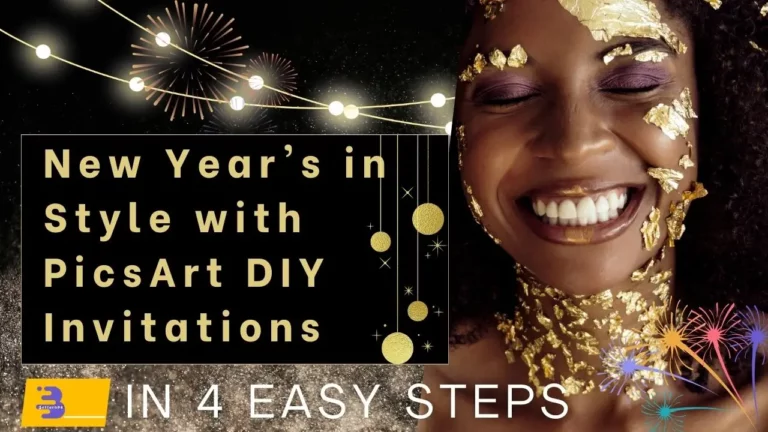 New Year’s in Style with PicsArt DIY Invitations